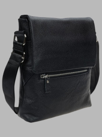 Сумки Borsa Leather модель 1t0013-black Фото