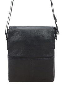 Сумки Borsa Leather модель 1t8870-black Фото