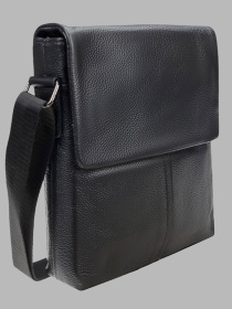 Сумки Borsa Leather модель 1t8870-black Фото