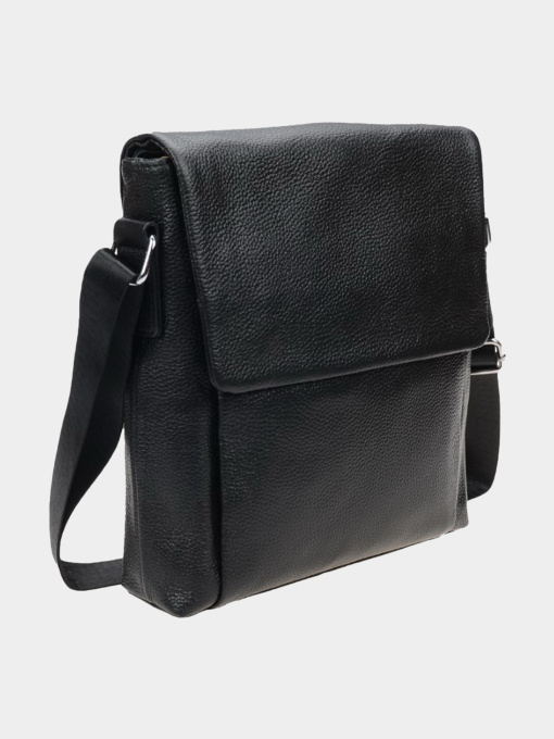 Сумки Borsa Leather модель 1t9168-black Фото