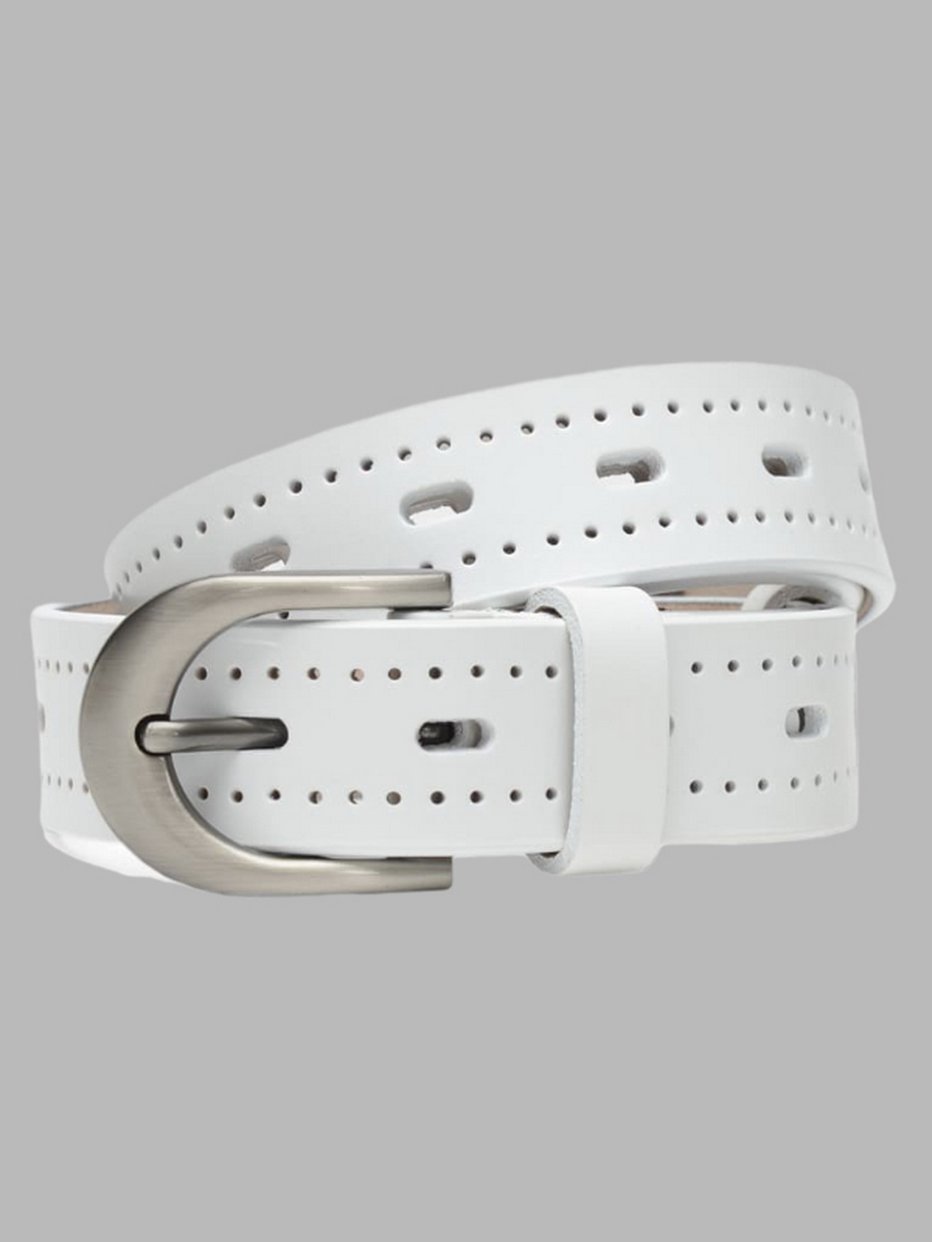 Ремені Borsa Leather модель CV1ZK-078-white Фото