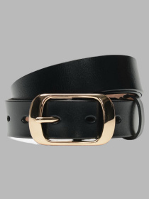 Ремені Borsa Leather модель CV1ZK-008-goldblack Фото