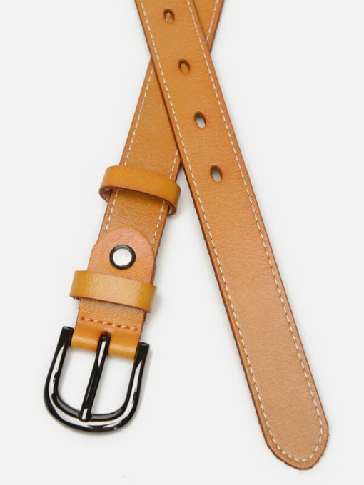 Ремені Borsa Leather модель CV1ZK-007-orange Фото