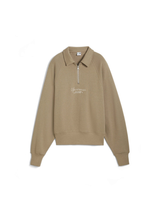 Футболки і поло PUMA Classics+ Half Zip Polo Crew модель 626561 Фото