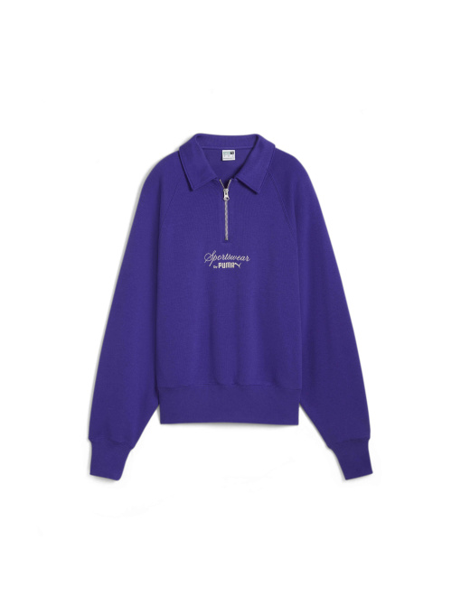Футболки і поло PUMA Classics+ Half Zip Polo Crew модель 626561 Фото