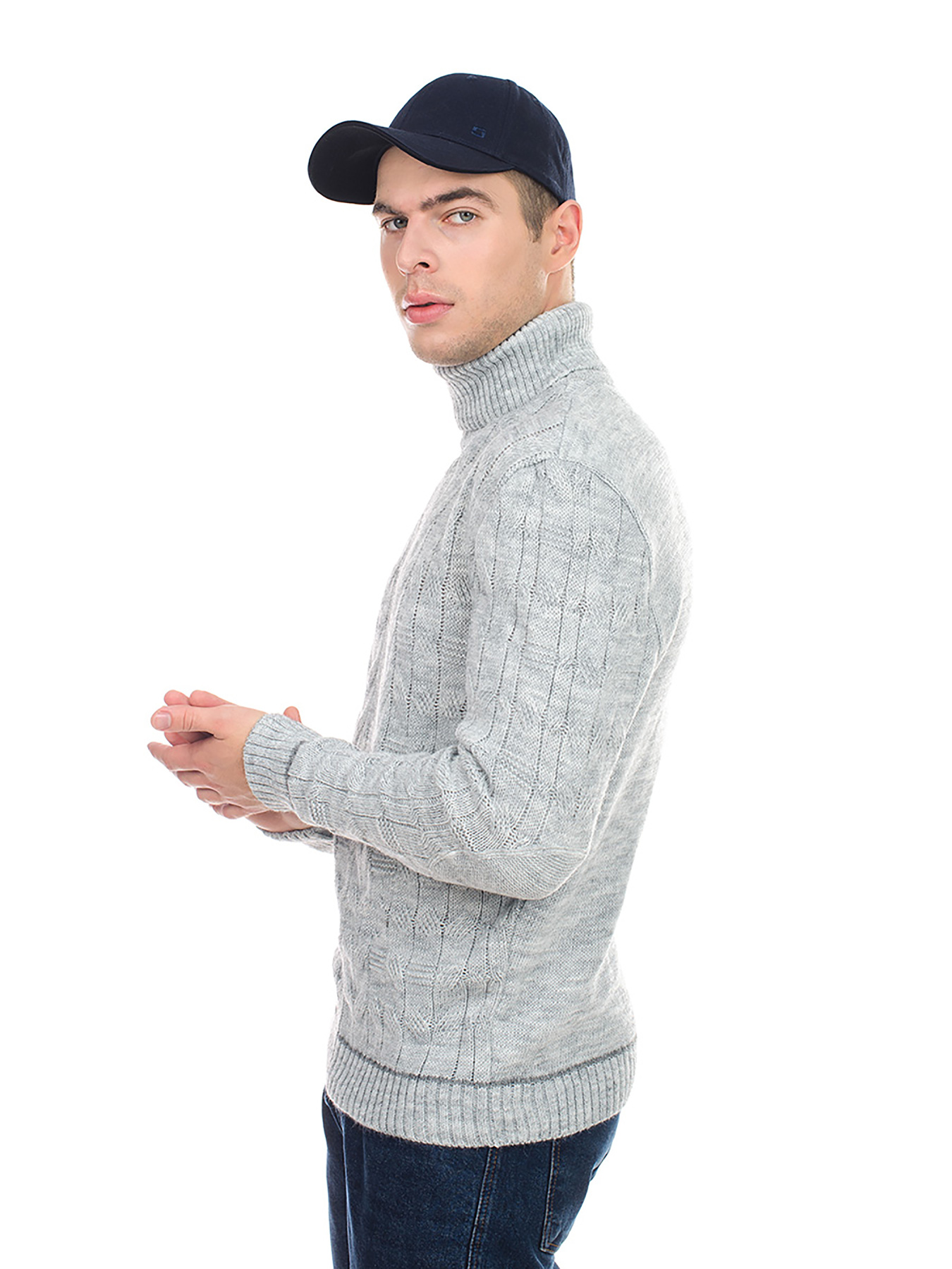 Свитры и кардиганы SVTR модель 266lightgrayTTNSVTR Свитры и кардиганы SVTR модель 266lightgrayTTNSVTR Фото