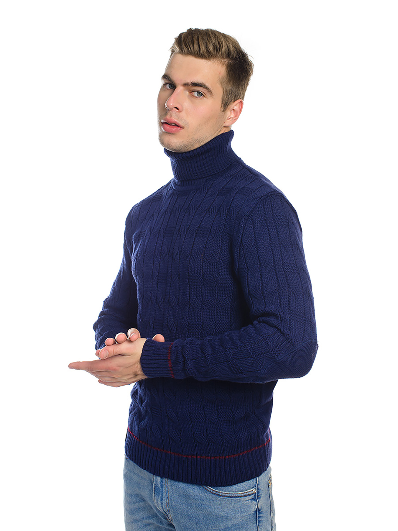 Свитры и кардиганы SVTR модель 266darkblueTTNSVTR Свитры и кардиганы SVTR модель 266darkblueTTNSVTR Фото