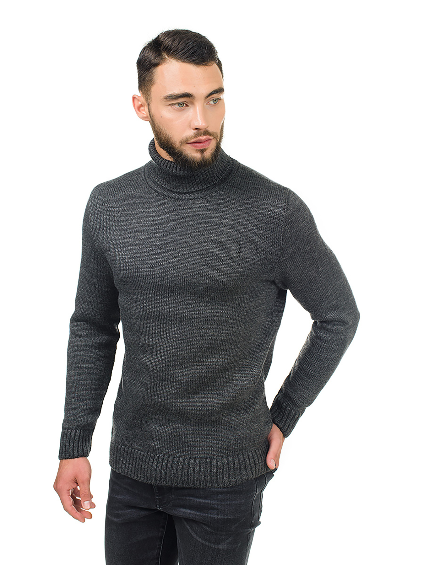 Свитры и кардиганы SVTR модель 268darkgrayTTNSVTR Свитры и кардиганы SVTR модель 268darkgrayTTNSVTR Фото