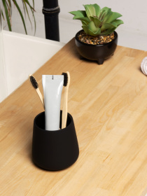 Набір аксесуарів для ванної кімнати чорний Jersey MBM HOME модель MVM-MH-21 BLACK Фото