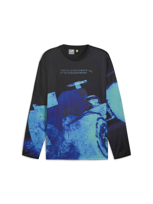 Худі та світшоти PUMA Ferrari Race Stmnt Ls Tee модель 627039 Фото