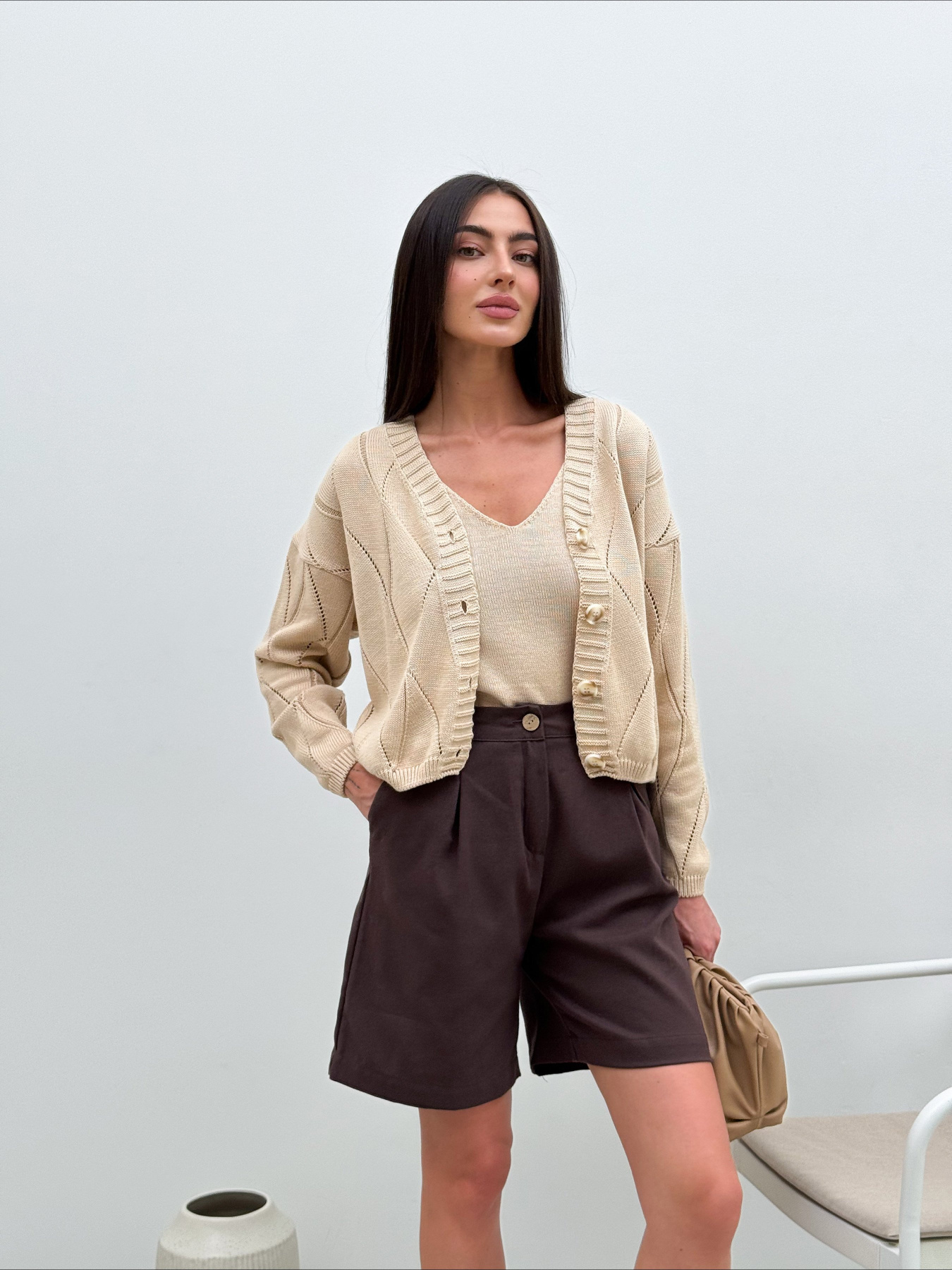 Свитры и кардиганы ART KNIT модель 35650 Фото