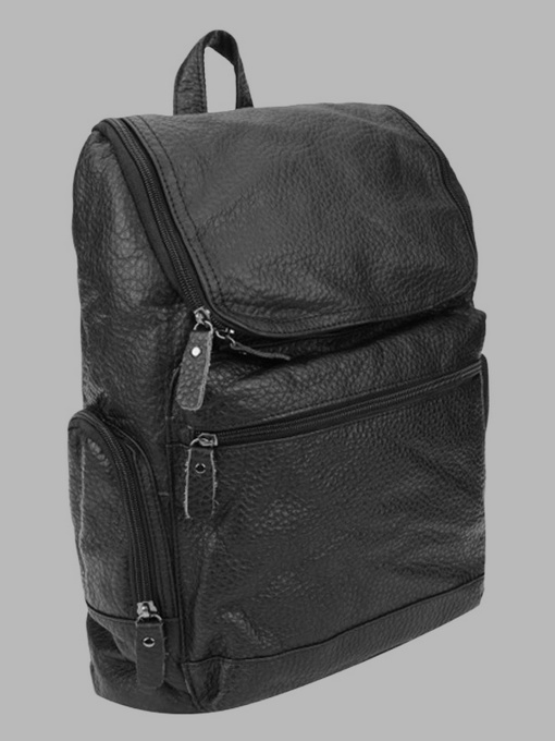 Рюкзаки Borsa Leather модель 1t1017m-black Фото