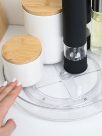 Подставка вращающаяся на 360° Lazy Susan прозрачная MBM HOME модель KP-73 T Фото