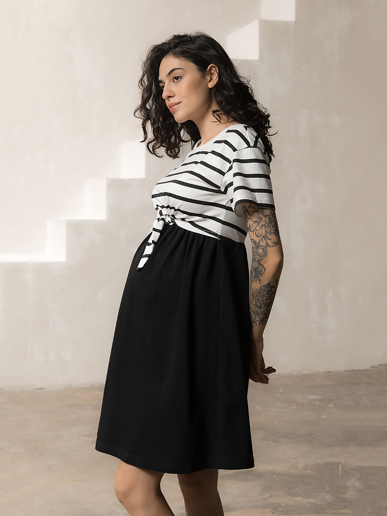 Сукні Yula mama Becky модель BeckyDR-24.031BlackYLMMDR Фото