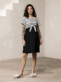 Сукні Yula mama Becky модель BeckyDR-24.031BlackYLMMDR Фото