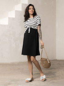 Сукні Yula mama Becky модель BeckyDR-24.031BlackYLMMDR Фото