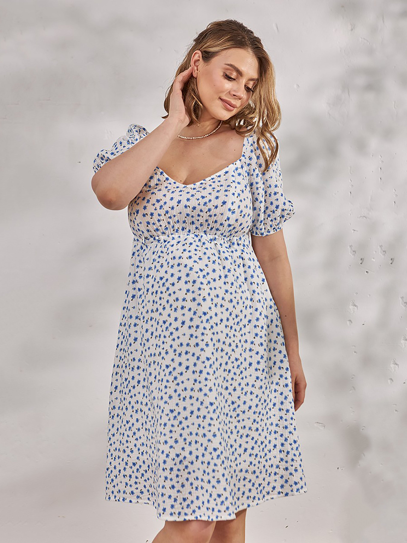 Сукні Yula mama Amadeya модель AmadeyaDR-24.051WhiteBlueYLMMDR Сукні Yula mama Amadeya модель AmadeyaDR-24.051WhiteBlueYLMMDR Фото