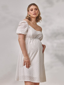Сукні Yula mama Amadeya модель AmadeyaDR-24.053WhiteYLMMDR Фото