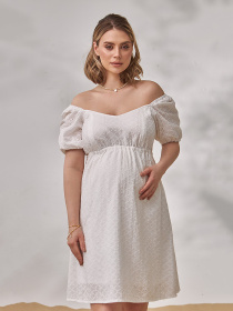 Сукні Yula mama Amadeya модель AmadeyaDR-24.053WhiteYLMMDR Фото