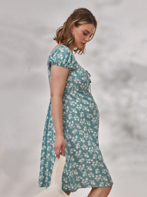 Сукні Yula mama Caprice модель CapriceDR-24.061TarragonYLMMDR Фото