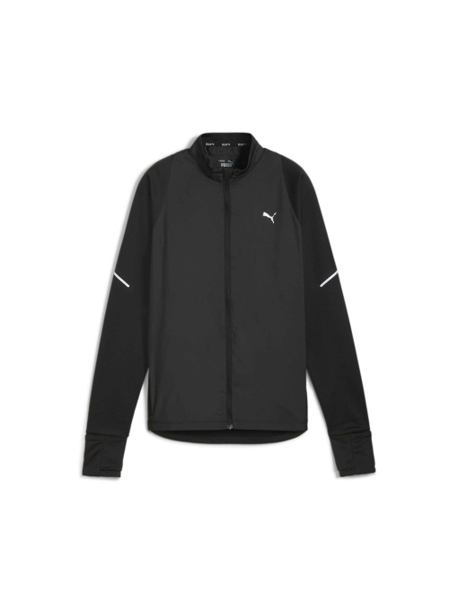 Куртки и дубленки PUMA Run Grid Fleece/woven Jacket модель 525759 Фото