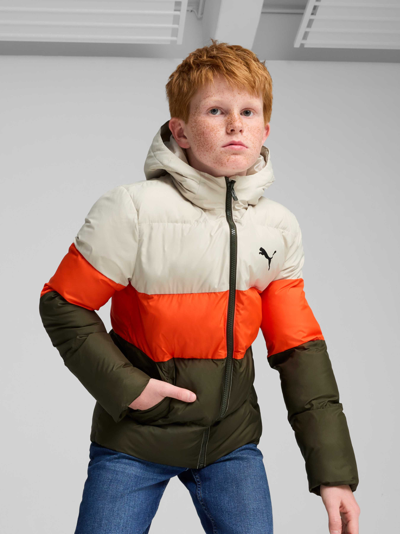 Куртки та дублянки PUMA Poly Hooded Puffer Jacket модель 626502 Фото