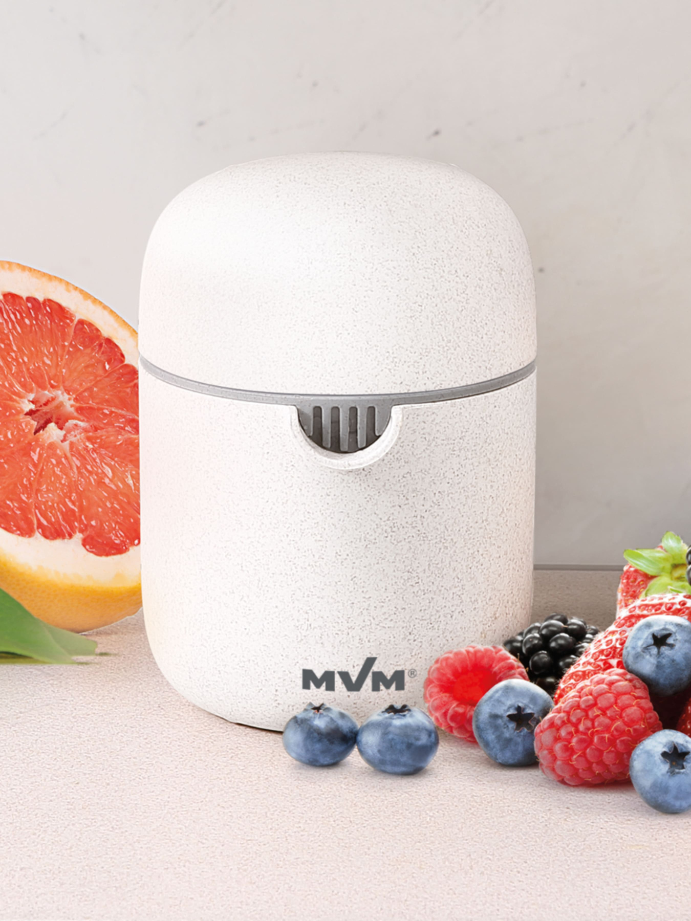 Соковитискач ручний для фруктів MBM HOME модель KP-06 WHITE Фото