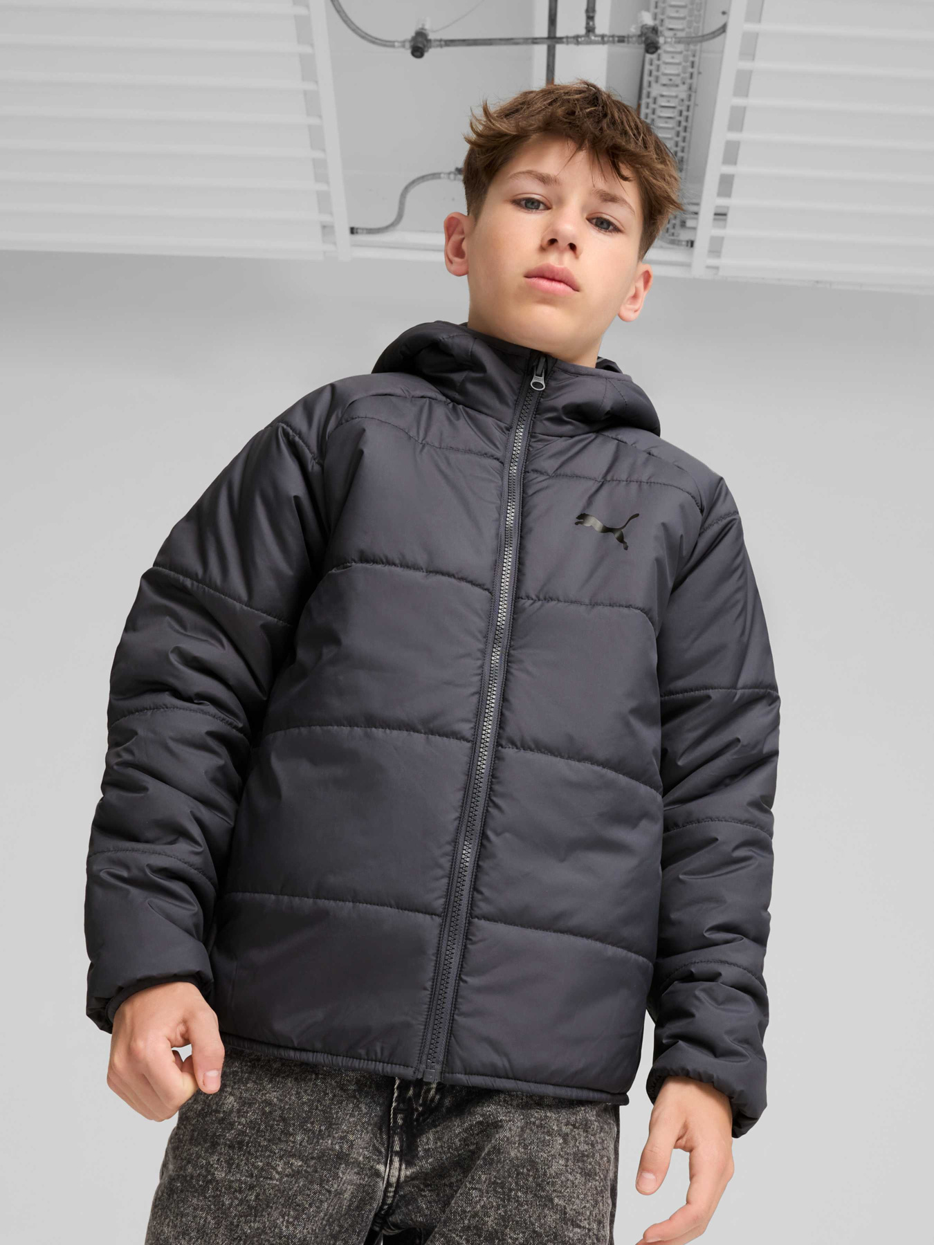 Куртки и дубленки PUMA Reversible Puffer Jacket модель 682833 Фото