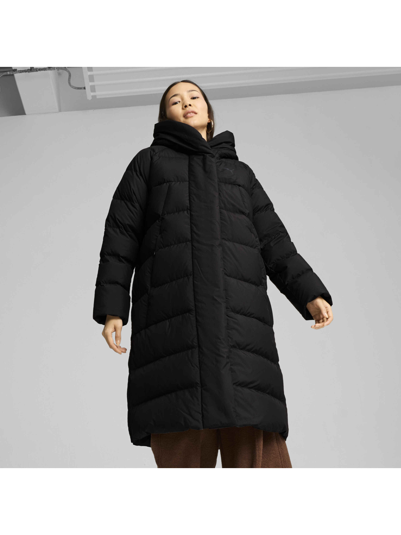 Куртки и дубленки PUMA Long Down Coat модель 626493 Фото