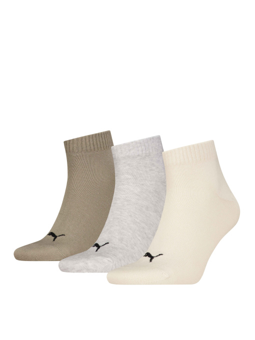 Шкарпетки та гольфи PUMA Unisex Quarter Plain 3p модель 938589 Фото