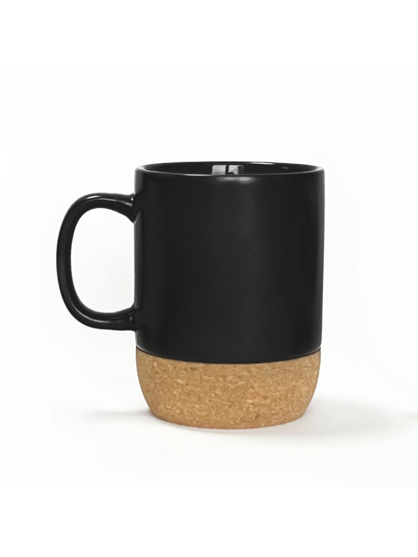 Чашка з корковою підставкою чорна MBM HOME модель KP-14 BLACK Фото