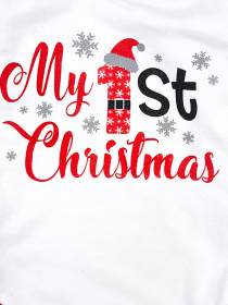 Одежда для младенцев Dexter’s модель MyFirstChristmasWhiteBDSTDXT Фото