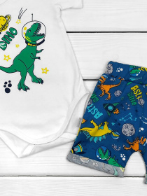 Одяг для немовлят Dexter’s модель DinoontheMoonBDSTDXT Фото