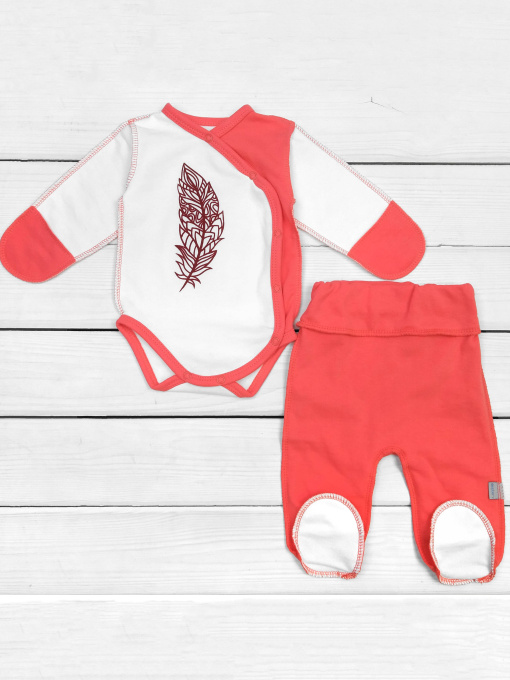 Одежда для младенцев Dexter’s модель FeatherRedWhiteBDSTDXT Фото