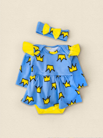 Одяг для немовлят Dexter’s модель MyCrownBlueYellowBDSTDXT Фото