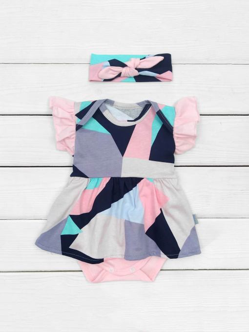 Одежда для младенцев Dexter’s модель AbstractPinkDarkBlueBDSTDXT Фото