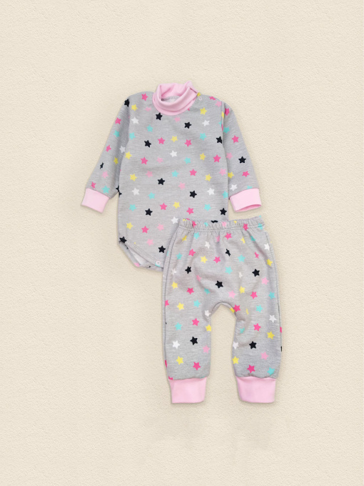 Одяг для немовлят Dexter’s модель StarsGrayPinkBDSTDXT Фото