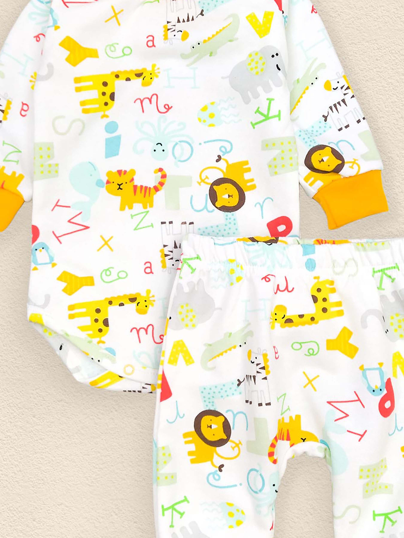 Одежда для младенцев Dexter’s модель AlphabetYellowWhiteBDSTDXT Фото