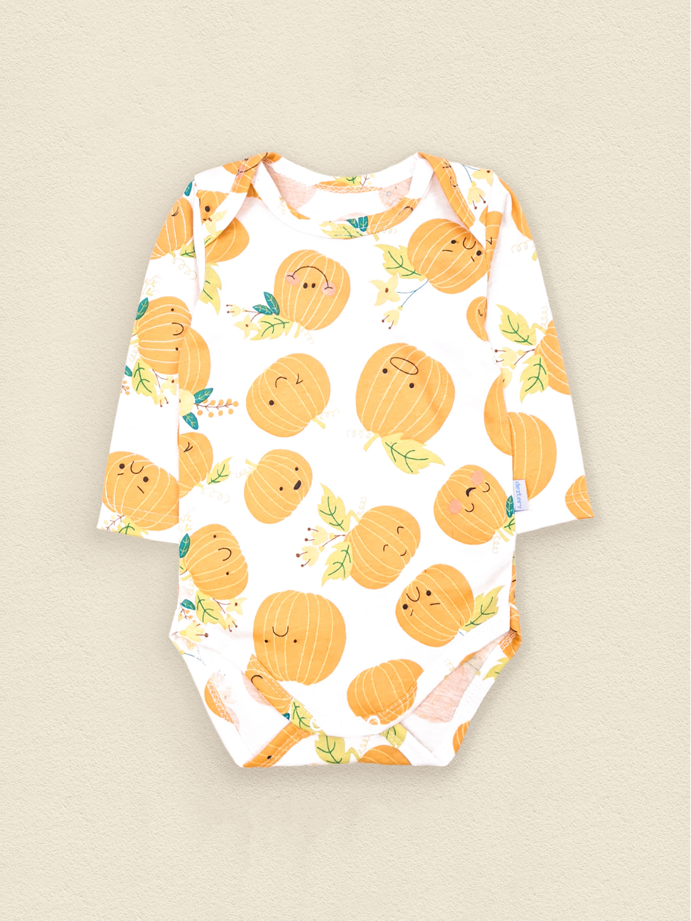 Одяг для немовлят Dexter’s модель HappyPumpkinsWhiteOrangeBDSTDXT Фото