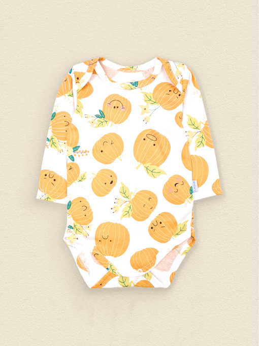 Одяг для немовлят Dexter’s модель HappyPumpkinsWhiteOrangeBDSTDXT Фото