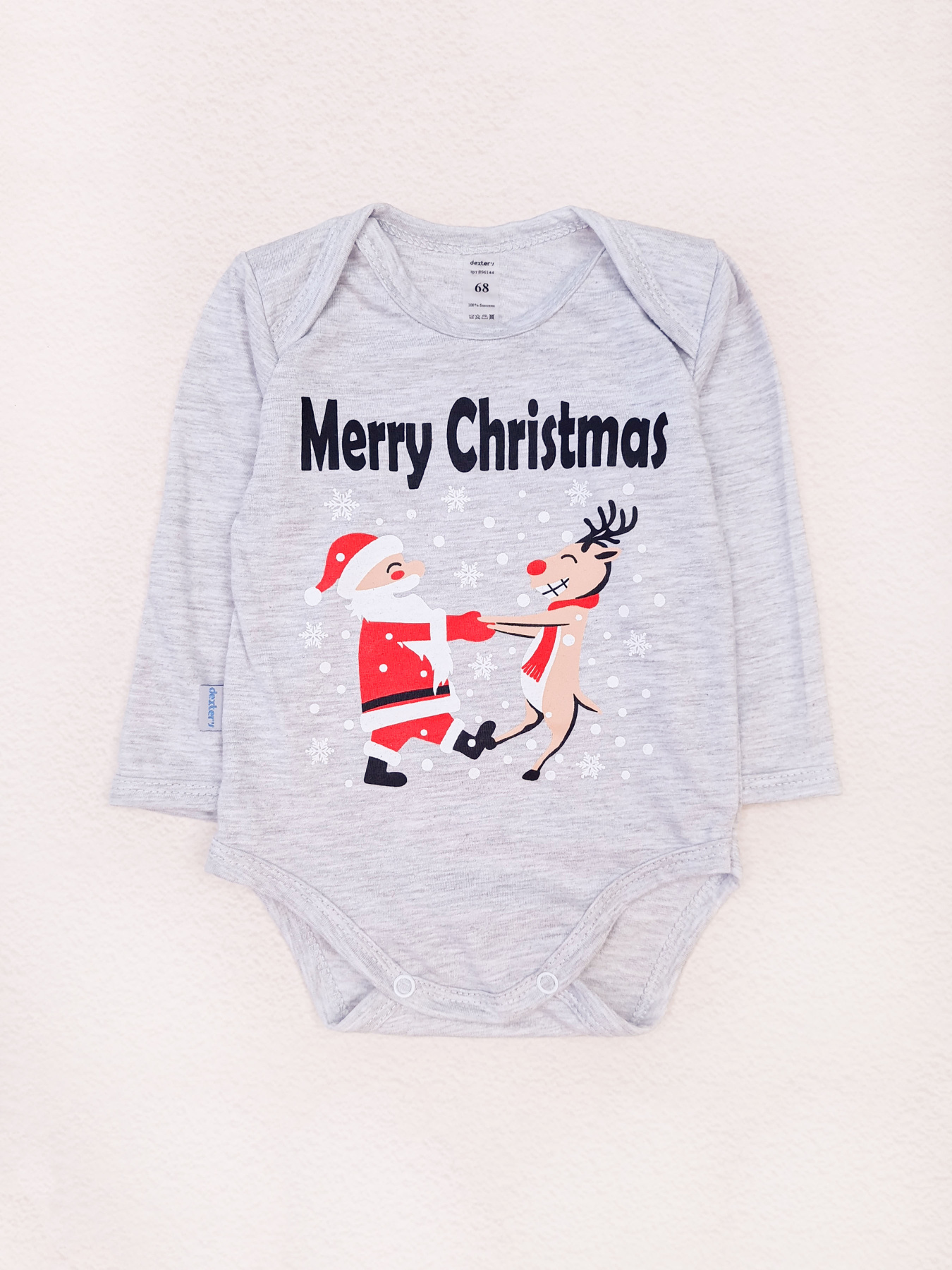 Одяг для немовлят Dexter’s модель MerryChristmasGrayBDSTDXT Фото