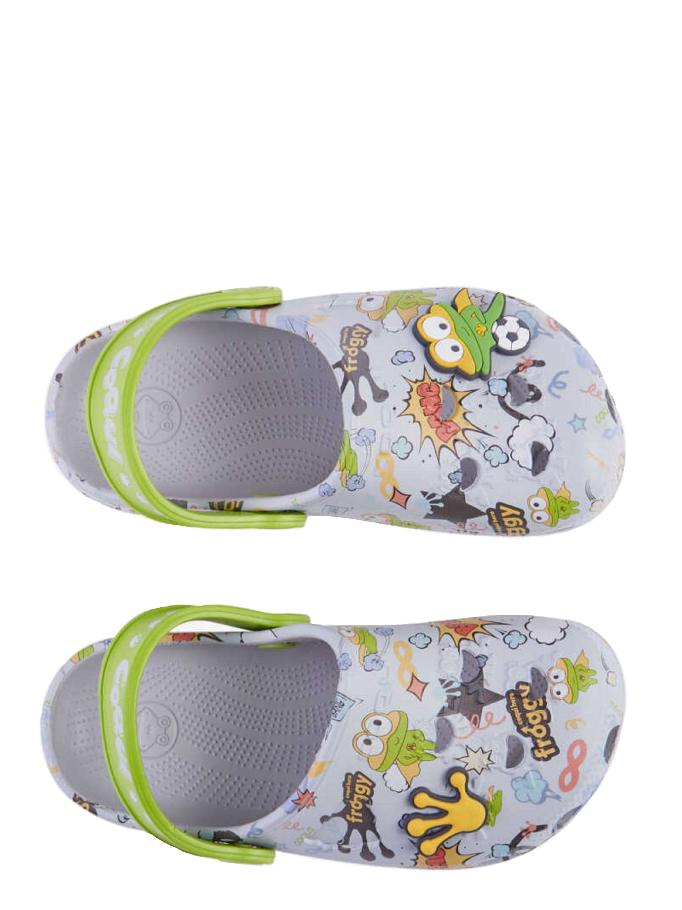 Шлёпанцы COQUI модель 8701Khaki_Grey_Party_Green_Hero_Amulet Фото