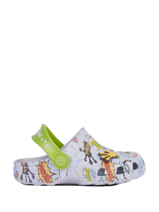 Шльопанці COQUI модель 8701Khaki_Grey_Party_Green_Hero_Amulet Фото