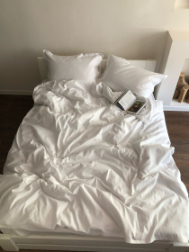 Комплект постільної білизни класичний білий Cozy модель 8047658 Фото
