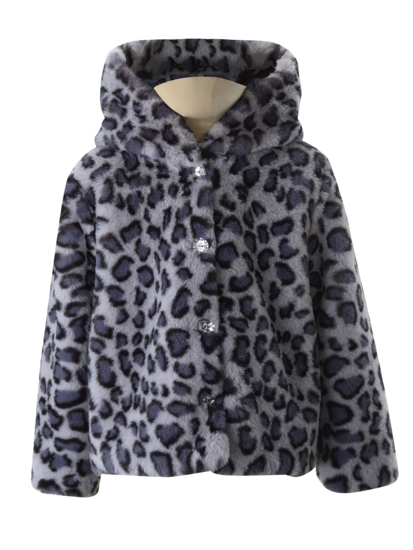 Куртки та дублянки Rachel Riley Leopard Faux Fur модель GCT117NAABM Фото