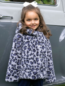Куртки та дублянки Rachel Riley Leopard Faux Fur модель GCT117NAABM Фото