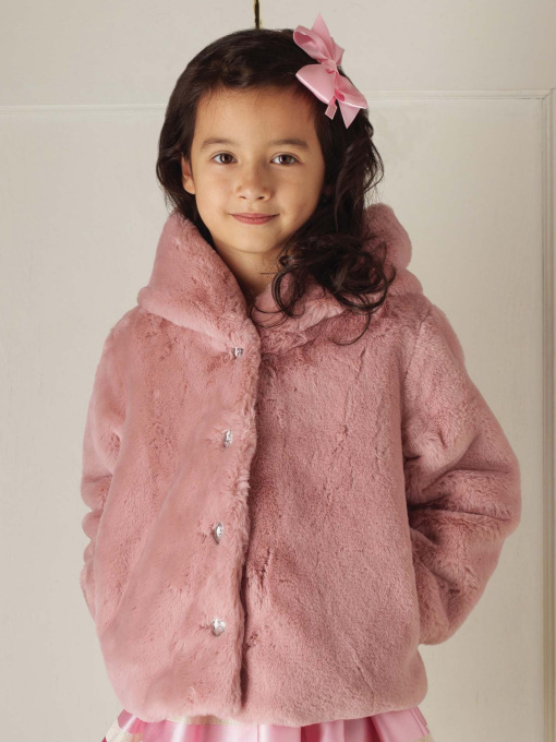 Куртки и дубленки Rachel Riley Faux Fur модель GCT117PKAEF Фото