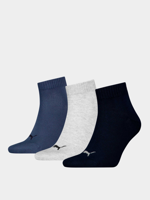 Шкарпетки та гольфи PUMA Unisex Quarter Plain 3p модель 938589 Фото