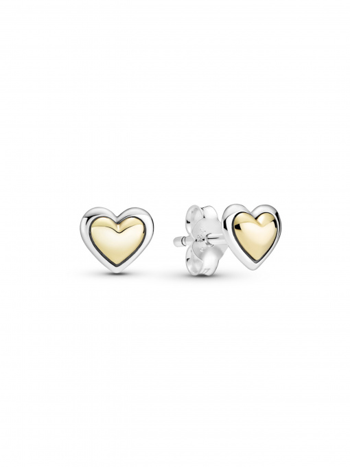 Серьги-гвоздики PANDORA Moments модель 299389C00 Фото