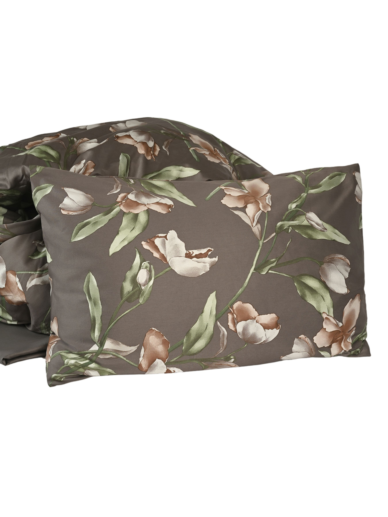 Наволочка "Весняний цвіт" з натурального сатину MBM HOME модель BL-P-03 GRAY/PRINT Наволочка "Весняний цвіт" з натурального сатину MBM HOME модель BL-P-03 GRAY/PRINT Фото
